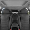 imageMotor Trend LuxeFit Gray Seat Covers for Cars Trucks Van SUV 2 Pack Premium Faux Leather Easy to Install Automotive Seat Covers with Storage Pockets Fits Most VehiclesSolid Black