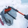 imageBDK Motor Trend Compact Car Ice Scraper for Windshield  Durable Snow Scraper for Car with Comfort Grip Windshield Scraper for Ice and Snow Ideal Snow Removal Tool for Winter Car KitSnow Brush w Extendable Handle and Rotating Head