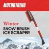 imageBDK Motor Trend Compact Car Ice Scraper for Windshield  Durable Snow Scraper for Car with Comfort Grip Windshield Scraper for Ice and Snow Ideal Snow Removal Tool for Winter Car KitSnow Brush  Broom