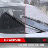 imageFlexBlade Premium Beam Wiper Blade  50 Longer Life HighGrade Natural Rubber 45 Degree Precision Cut 18 inch16  26 Inch 2 Pack for Front Windshield