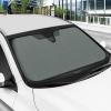 imageMotor Trend  AS312RD Front Windshield Sun Shade  Jumbo Accordion Folding Auto Sunshade for Car Truck SUV  Blocks UV Rays Sun Visor Protector  Keeps Your Vehicle Cool  66 x 27 Inch RedGray