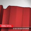 imageMotor Trend  AS312RD Front Windshield Sun Shade  Jumbo Accordion Folding Auto Sunshade for Car Truck SUV  Blocks UV Rays Sun Visor Protector  Keeps Your Vehicle Cool  66 x 27 Inch RedRed