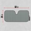 imageMotor Trend  AS312RD Front Windshield Sun Shade  Jumbo Accordion Folding Auto Sunshade for Car Truck SUV  Blocks UV Rays Sun Visor Protector  Keeps Your Vehicle Cool  66 x 27 Inch RedGray
