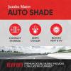 imageMotor Trend  AS312RD Front Windshield Sun Shade  Jumbo Accordion Folding Auto Sunshade for Car Truck SUV  Blocks UV Rays Sun Visor Protector  Keeps Your Vehicle Cool  66 x 27 Inch RedBlack
