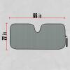 imageMotor Trend  AS312RD Front Windshield Sun Shade  Jumbo Accordion Folding Auto Sunshade for Car Truck SUV  Blocks UV Rays Sun Visor Protector  Keeps Your Vehicle Cool  66 x 27 Inch RedGray