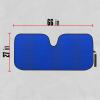 imageMotor Trend  AS312RD Front Windshield Sun Shade  Jumbo Accordion Folding Auto Sunshade for Car Truck SUV  Blocks UV Rays Sun Visor Protector  Keeps Your Vehicle Cool  66 x 27 Inch RedBlue