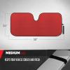 imageMotor Trend Accordion Black Car Windshield Sun Shade  Car Sun Visor Sun Shade for Car Windshield  Car Window Shades for SUV ampamp Truck  Dash Cover Sun Protection Window Shade Accessories  58quot x 24quotRed
