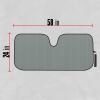 imageMotor Trend Accordion Black Car Windshield Sun Shade  Car Sun Visor Sun Shade for Car Windshield  Car Window Shades for SUV ampamp Truck  Dash Cover Sun Protection Window Shade Accessories  58quot x 24quotGray