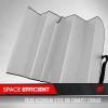 imageMotor Trend Accordion Black Car Windshield Sun Shade  Car Sun Visor Sun Shade for Car Windshield  Car Window Shades for SUV ampamp Truck  Dash Cover Sun Protection Window Shade Accessories  58quot x 24quotGray