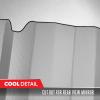 imageMotor Trend Accordion Black Car Windshield Sun Shade  Car Sun Visor Sun Shade for Car Windshield  Car Window Shades for SUV ampamp Truck  Dash Cover Sun Protection Window Shade Accessories  58quot x 24quotGray
