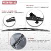 imageMotor Trend WP122 UltraFirm Precision Wiper Blade  HighGrade Natural Rubber Metal Frame 45 Degree Cut for Maximum Clarity 22 Inch