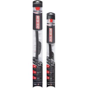 imageFlexBlade Premium Beam Wiper Blade  50 Longer Life HighGrade Natural Rubber 45 Degree Precision Cut 18 inch18  20 Inch 2 Pack for Front Windshield