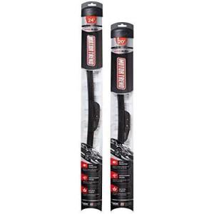 imageFlexBlade Premium Beam Wiper Blade  50 Longer Life HighGrade Natural Rubber 45 Degree Precision Cut 18 inch20  24 Inch 2 Pack for Front Windshield