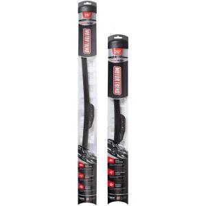 imageFlexBlade Premium Beam Wiper Blade  50 Longer Life HighGrade Natural Rubber 45 Degree Precision Cut 18 inch20  26 Inch 2 Pack for Front Windshield