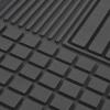 imageMotor Trend 2Piece Premium All Weather Rubber Floor Mats for Cars SUVs Trucks Heavy Duty Universal Fit Trim To Fit Protection 2 Front Floor MatsBlack