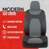 imageMotor Trend AquaShield Waterproof Front Seat Covers Pink Seat Covers for Cars  Neoprene Front Car Seat Cover SUV Seat Covers Protector  Car Interior Cover for Auto Trucks ampamp Dog OwnersGray