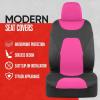 imageMotor Trend AquaShield Waterproof Front Seat Covers Pink Seat Covers for Cars  Neoprene Front Car Seat Cover SUV Seat Covers Protector  Car Interior Cover for Auto Trucks ampamp Dog OwnersPink