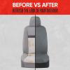 imageMotor Trend AquaShield Waterproof Front Seat Covers Pink Seat Covers for Cars  Neoprene Front Car Seat Cover SUV Seat Covers Protector  Car Interior Cover for Auto Trucks ampamp Dog OwnersSolid Gray
