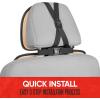 imageMotor Trend Faux Leather Car Seat Covers 2 Piece Set  Premium Car Seat Cushions for Front Seats Padded Car Seat Protectors with Storage Pocket Seat Covers for Cars Trucks SUV Gray