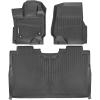 imageMotor Trend WeatherGuard Floor Liners for Ford F150 SuperCrew Cab 2015 to 2024 Front ampamp 2nd Row 3D Custom Fit F150 Floor Mats for Trucks Ford F150 Accessories