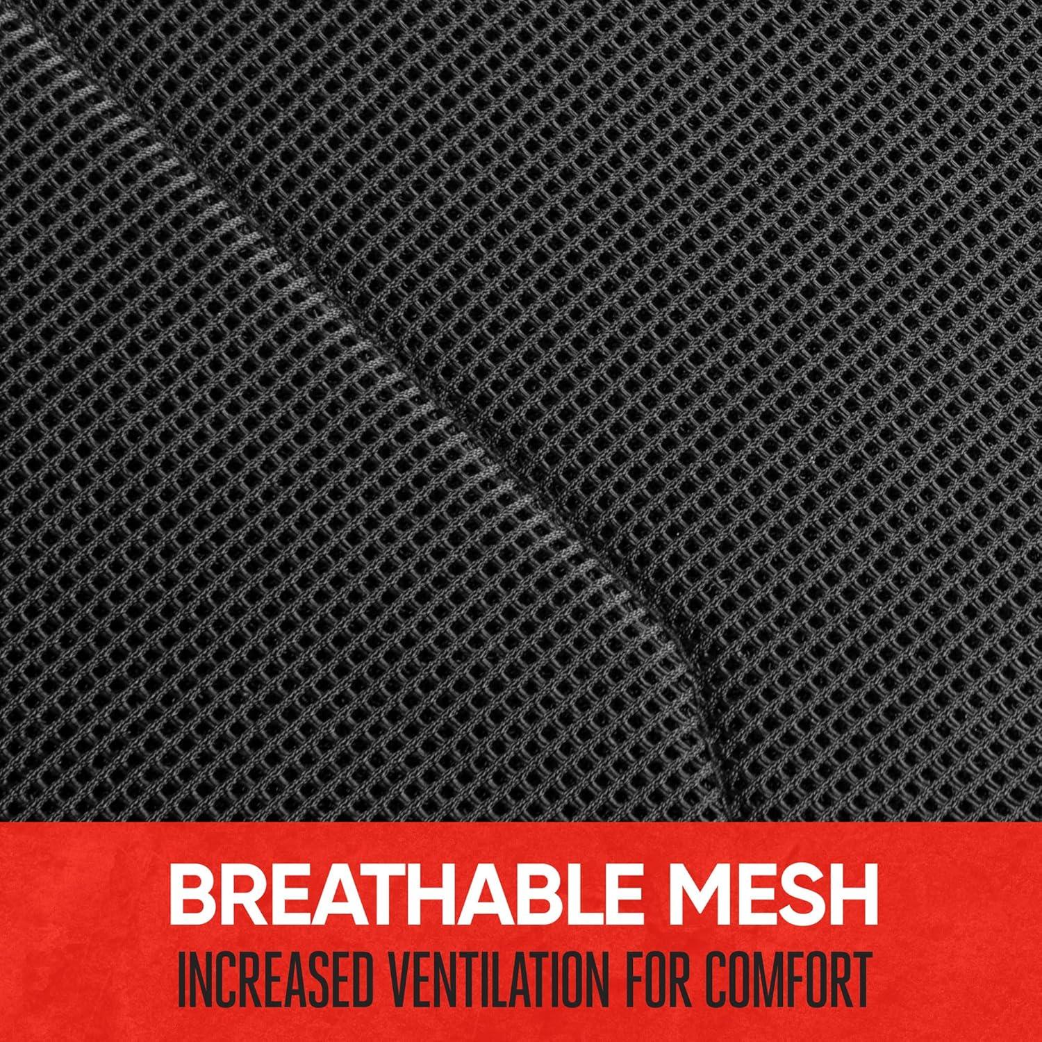 imageMotor Trend Premium LuxeSport Blue Car Seat Covers for Front Seats 2 Pack  Automotive Seat Protectors with Comfortable Mesh Back ampamp Faux Leather Headrest Interior Covers for Car Truck Van SUVCharcoal Gray