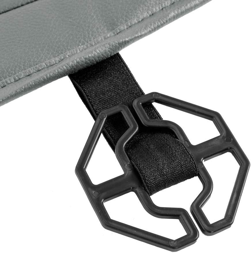 imageMotor Trend Seat Covers for Cars Trucks SUV Faux Leather Full Set Black Padded Car Seat Covers with Storage Pockets Premium Interior Car Seat CoverGray