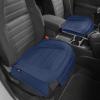 imageMotor Trend Seat Covers for Cars Trucks SUV Faux Leather 2Pack Blue Padded Car Seat Covers with Storage Pockets Premium Interior Car Seat CoverBlue