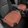 imageMotor Trend Seat Covers for Cars Trucks SUV Faux Leather 2Pack Blue Padded Car Seat Covers with Storage Pockets Premium Interior Car Seat CoverBrown