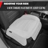 imageMotor Trend Seat Covers for Cars Trucks SUV Faux Leather 2Pack Blue Padded Car Seat Covers with Storage Pockets Premium Interior Car Seat CoverWhite