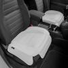 imageMotor Trend Seat Covers for Cars Trucks SUV Faux Leather 2Pack Blue Padded Car Seat Covers with Storage Pockets Premium Interior Car Seat CoverWhite