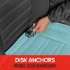 imageMotor Trend Seat Covers for Cars Trucks SUV Faux Leather Full Set Black Padded Car Seat Covers with Storage Pockets Premium Interior Car Seat CoverMint