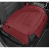 imageMotor Trend Seat Covers for Cars Trucks SUV Faux Leather 2Pack Blue Padded Car Seat Covers with Storage Pockets Premium Interior Car Seat CoverBurgundy