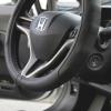 imageMotor Trend GripDrive Faux Black Leather Steering Wheel Cover for Car Truck Van SUV Small 14 inch Size Solid Black Stitched Car Steering Wheel Cover Vehicle ampamp Auto AccessoriesBlack  Beige Accent Stitching