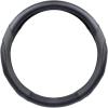 imageMotor Trend SportDrive Faux Leather Steering Wheel Cover Standard 15 inch Size TwoTone Black ampamp Light Gray Car Steering Wheel Cover for Truck Van SUV AutoDark Gray Sport Drive