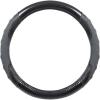 imageMotor Trend SportDrive Faux Leather Steering Wheel Cover Standard 15 inch Size TwoTone Black ampamp Light Gray Car Steering Wheel Cover for Truck Van SUV AutoGray Grip Plus