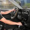 imageMotor Trend SportDrive Faux Leather Steering Wheel Cover Standard 15 inch Size TwoTone Black ampamp Light Gray Car Steering Wheel Cover for Truck Van SUV AutoBeige
