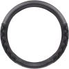 imageMotor Trend SportDrive Faux Leather Steering Wheel Cover Standard 15 inch Size TwoTone Black ampamp Light Gray Car Steering Wheel Cover for Truck Van SUV AutoBlack Max Grip