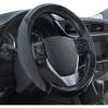 imageMotor Trend SportDrive Faux Leather Steering Wheel Cover Standard 15 inch Size TwoTone Black ampamp Light Gray Car Steering Wheel Cover for Truck Van SUV AutoGray Grip Plus