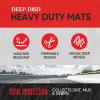 imageMotor Trend FlexToughXL Floor Mats for Cars Full Set AllWeather Rubber Automotive Floor Mats Waterproof Heavy Duty Car Mats Flexible Floor Liners for Car Truck Van SUV Car Floor Mats BlackBeige