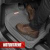 imageMotor Trend FlexToughXL Floor Mats for Cars Full Set AllWeather Rubber Automotive Floor Mats Waterproof Heavy Duty Car Mats Flexible Floor Liners for Car Truck Van SUV Car Floor Mats BlackGray