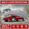 imageMotor Trend 4Layer 4Season Auto Waterproof Outdoor UV Protection for Heavy Duty Use Full Car Cover for Vans Suvs Crossovers up to 185quot210 L x 77 W x 60H