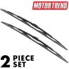 imageMotor Trend Ultrafirm Replacement Windshield Wiper Blades  Advanced CrystalClear StreakFree Premium Blade Design  All Season All Weather 16  24 Inch 2 Pack22  22 Inch 2 Pack