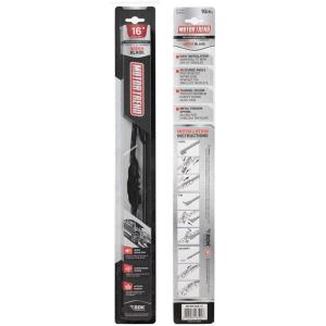 imageMotor Trend WP116 UltraFirm Precision Wiper Blade  HighGrade Natural Rubber Metal Frame 45 Degree Cut for Maximum Clarity 16 Inch16 Wiper Blade 1 Pack