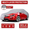 imageMotor Trend Breathable Lightweight Car Cover AntiMoisture BuildUp WaterResistant ScratchResistant TravelFriendly Universal Fit for Cars SUVs Trucks Vans AllWeather OutdoorIndoor L 190quot LS