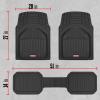 imageMotor Trend 943BG FlexTough Defender Car Floor Mats Next Generation Deep Dish Heavy Duty Contour Liners for Car SUV Truck ampamp VanAll Weather Protection Trim to Fit Most Vehicles BeigeBlack