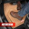 imageMotor Trend 943BG FlexTough Defender Car Floor Mats Next Generation Deep Dish Heavy Duty Contour Liners for Car SUV Truck ampamp VanAll Weather Protection Trim to Fit Most Vehicles BeigeBeige w Cargo Liner