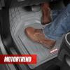 imageMotor Trend 943BG FlexTough Defender Car Floor Mats Next Generation Deep Dish Heavy Duty Contour Liners for Car SUV Truck ampamp VanAll Weather Protection Trim to Fit Most Vehicles BeigeGray