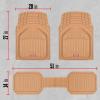 imageMotor Trend 943BG FlexTough Defender Car Floor Mats Next Generation Deep Dish Heavy Duty Contour Liners for Car SUV Truck ampamp VanAll Weather Protection Trim to Fit Most Vehicles BeigeBeige
