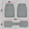 imageMotor Trend 943BG FlexTough Defender Car Floor Mats Next Generation Deep Dish Heavy Duty Contour Liners for Car SUV Truck ampamp VanAll Weather Protection Trim to Fit Most Vehicles BeigeGray w Cargo Liner