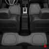 imageMotor Trend FlexTough 4Piece Heavy Duty Floor Mats for Cars Trucks SUVs Automotive Floor Mats Car Mats Full Set Front Rear ampamp Cargo TrimToFit SemiCustom Deep Dish All Weather Rubber Mats  GrayGray